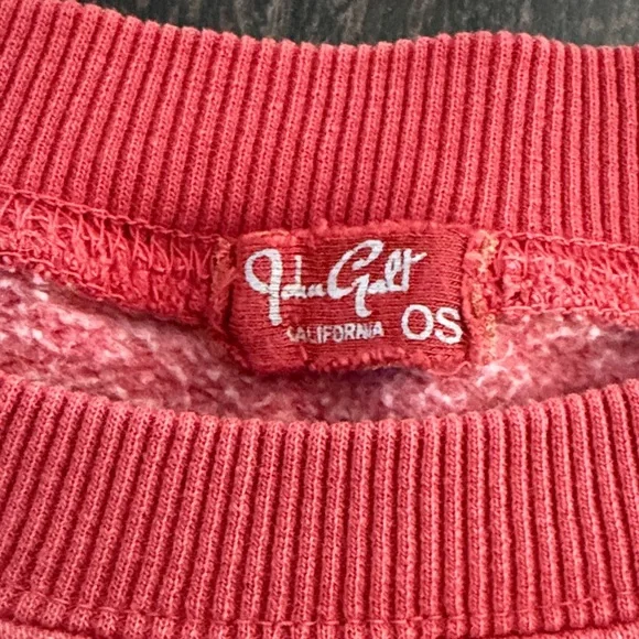 Brandy Melville Red USA Crew Neck Sweater - Picture 2 of 10